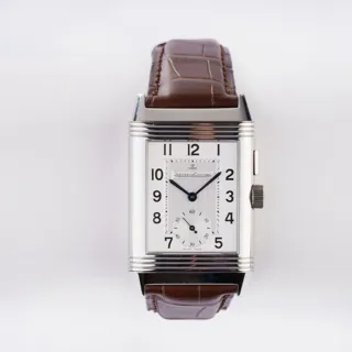 Jaeger-LeCoultre Reverso Duoface 272.8.54 Stainless steel Silver and Gray