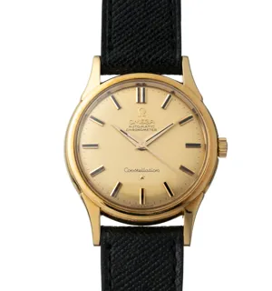 Omega Constellation “De Luxe” 14381/2 18k yellow gold Champagne