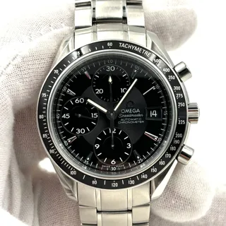 Omega Speedmaster Date 32105000 Stainless steel Black