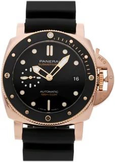 Panerai Submersible PAM 00974 Rose gold Black