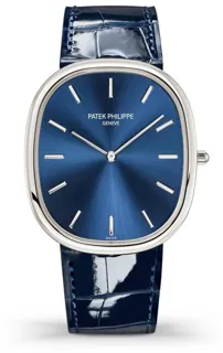 Patek Philippe Ellipse 5738P-001 34.5mm Platinum Blue