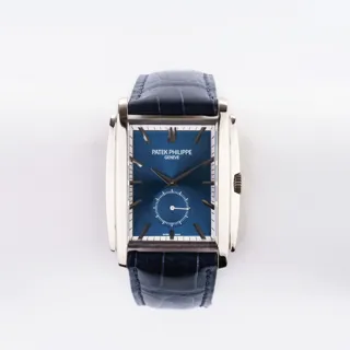 Patek Philippe Gondolo 5124G-011 33.4mm White gold Blue