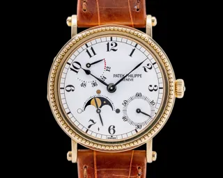 Patek Philippe Moonphase 5015J 35mm Yellow gold White