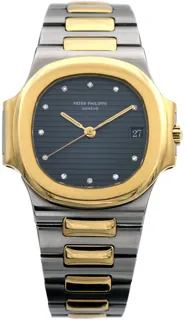 Patek Philippe Nautilus 3800 Yellow gold and Stainless steel Blue