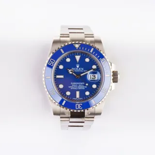 Rolex Submariner 116619LB White gold Blue