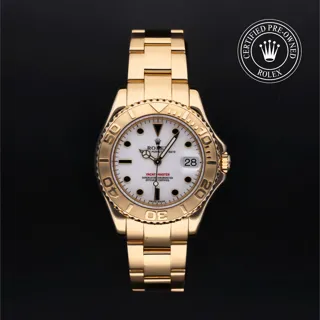 Rolex Yacht-Master 168628-0010 18k yellow gold White