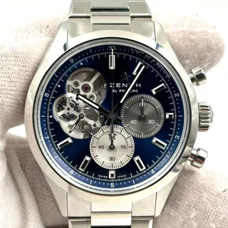 Zenith El Primero 03.3300.3604/51.M3300 Stainless steel Blue