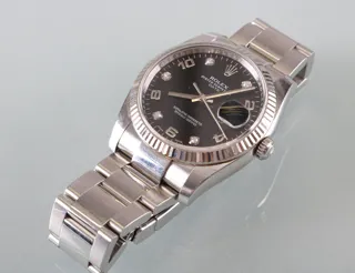 Rolex Oyster Perpetual Date 115234 34mm Stainless steel Black