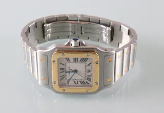 Cartier Santos 1566 Yellow gold and Stainless steel Champagne