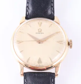 Omega 2895 Yellow gold Beige