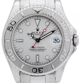 Rolex Yacht-Master 168622-0004 35mm Platinum and Stainless steel Silver