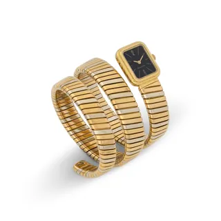 Bulgari Tubogaz Rose gold and White gold and 18k yellow gold Black