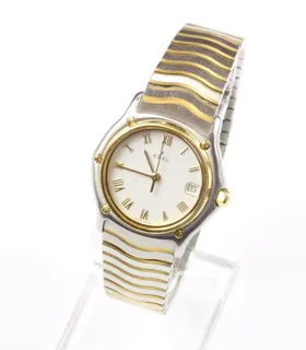 Ebel Sport Classic 26mm Yellow gold and Stainless steel White