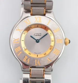 Cartier 21 Must de Cartier 1330 31mm Stainless steel and Gold-plated Silver