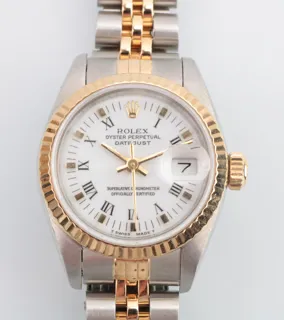 Rolex Lady-Datejust 69173 18k Gold and Stainless steel White