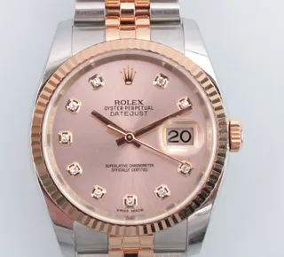 Rolex Datejust 36 116231 Stainless steel and 18k rose gold Pink