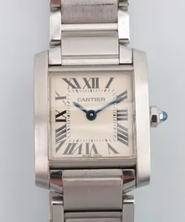 Cartier Tank Française 2384 20mm Stainless steel