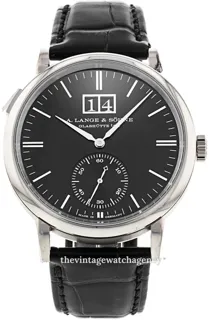 A. Lange & Söhne Saxonia 381.029 White gold Black