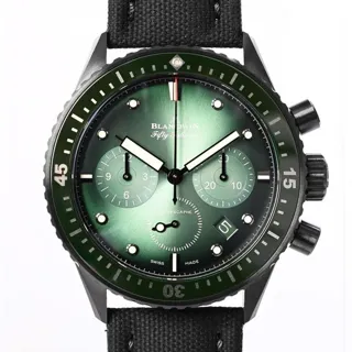 Blancpain Fifty Fathoms Bathyscaphe Chronographe Flyback 5200-0153-B52A 43.6mm Ceramic Green