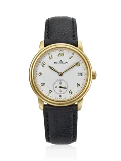 Blancpain Villeret 7002 Yellow gold White