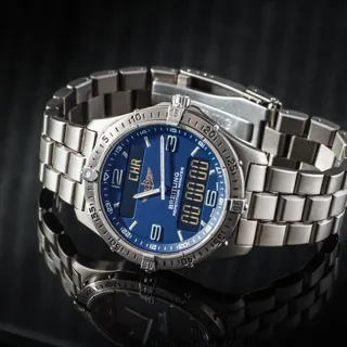 Breitling Aerospace E65062 40mm Titanium Blue