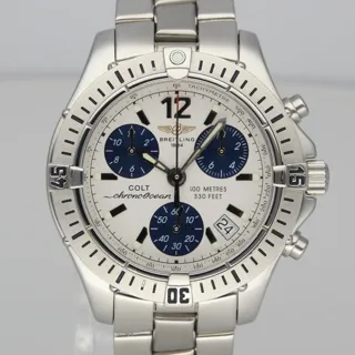 Breitling Colt A53350 38mm Stainless steel White