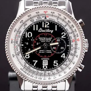 Breitling Montbrillant A35330 42mm Stainless steel Black