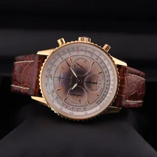 Breitling Montbrillant H30030.1 38mm Rose gold Silver