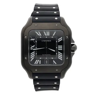 Cartier Santos 4072 40mm Stainless steel Black