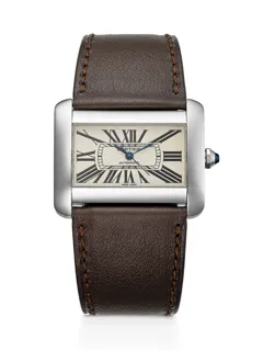 Cartier Tank Divan 2612 Stainless steel Silver