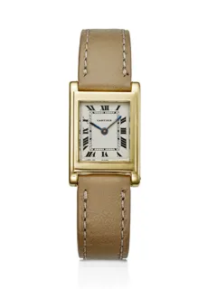 Cartier Tank Duoplan Yellow gold Silver