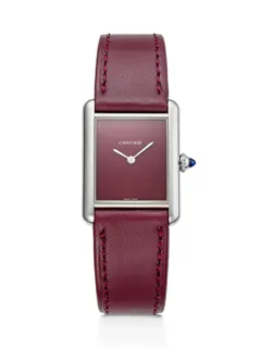 Cartier Tank Must WSTA0054 Stainless steel Burgundy