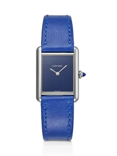 Cartier Tank Must WSTA0055 Stainless steel Blue