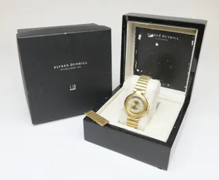 Dunhill 18k yellow gold White and Golden