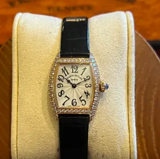 Franck Muller Curvex 2500GZD Yellow gold Silver