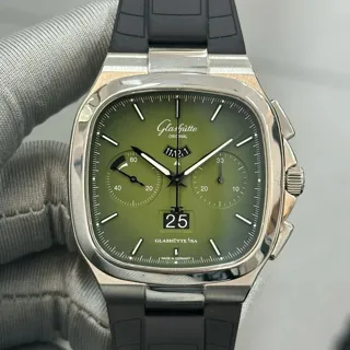 Glashütte Seventies Chronograph Panorama Date 1-37-02-09-02-63 40mm Stainless steel Green