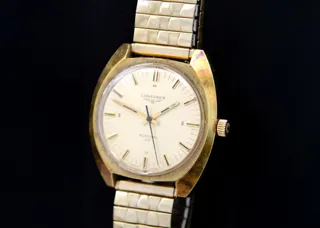 Longines Admiral 2303 37mm Gold-plated Champagne