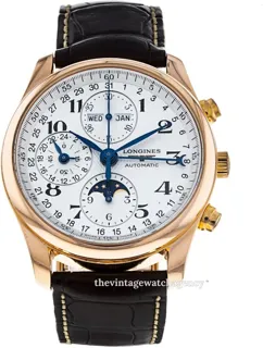 Longines Master Collection L2.673.8.78.3 Rose gold Beige