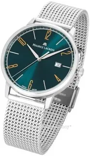 Maurice Lacroix Eliros EL1118-SS006-620-1 Brushed/polished steel Green