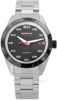 Montblanc TimeWalker 116060 brushed/polished steel Black