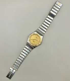 Omega Constellation 37mm Yellow gold and Stainless steel Champagne