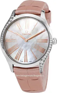 Omega De Ville 428.18.36.60.05.002 Stainless steel White