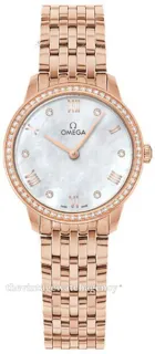 Omega De Ville 434.55.28.60.55.001 Sedna gold White