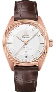 Omega Globemaster 130.53.39.21.02.001 39mm Sedna gold Silver