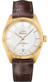 Omega Globemaster 130.53.39.21.02.002 39mm Yellow gold Silver