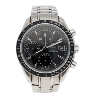 Omega Speedmaster Date 32105000 Stainless steel Black