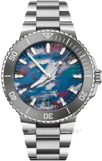 Oris Aquis 01 400 7790 4150-07 8 23 02PEB Brushed/polished steel Multi-colored