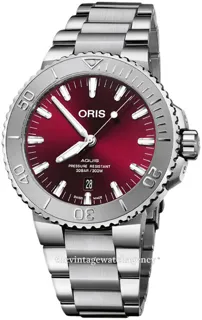 Oris Aquis 01 733 7730 4158-07 8 24 05PEB Stainless steel Red