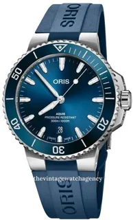 Oris Aquis 01 733 7787 4135-07 4 22 35FC brushed/polished steel blue