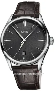 Oris Artelier Date 01 733 7721 4053-07 5 21 65FC Stainless steel Gray